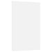 Blank stretched white canvas for painting, 50x30x1.5 cm, professional artist surface