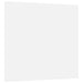 Blank stretched canvas 50x50cm for professional painting on white background