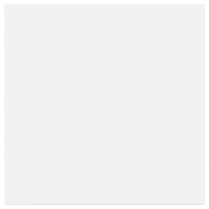 Blank white stretched canvas for painting, 50x50 cm, square art surface