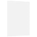 Blank stretched canvas 60 x 40 x 1.5 cm for professional painting, white background