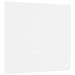 Blank stretched canvas 60x60cm for professional painting, white surface, angled view