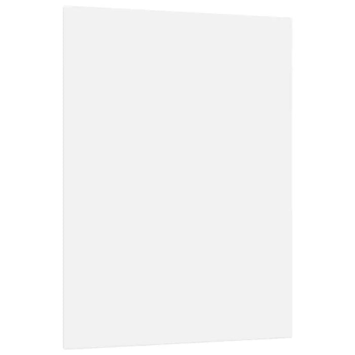 12 Stretched Canvases in White Fabric and Solid Wood Pine (70 x 50 x 1.5cm) - Little and Giant Explorers vidaXL