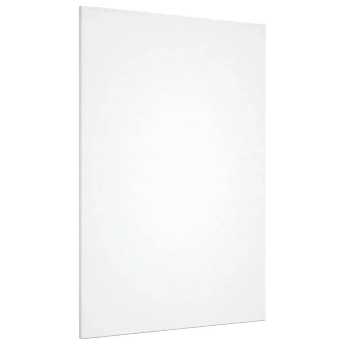 12 Stretched Canvases in White Fabric and Solid Wood Pine (90 x 60 x 1.5cm) - Little and Giant Explorers vidaXL