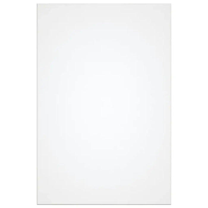 12 Stretched Canvases in White Fabric and Solid Wood Pine (90 x 60 x 1.5cm) - Little and Giant Explorers vidaXL