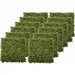 12-Piece Artificial Boxwood Milan Grass Wall Panels (50 x 50cm) - Little and Giant Explorers Outsunny