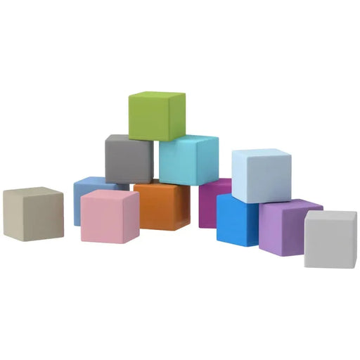 12-Piece Soft Play Blocks - Little and Giant Explorers HOMCOM