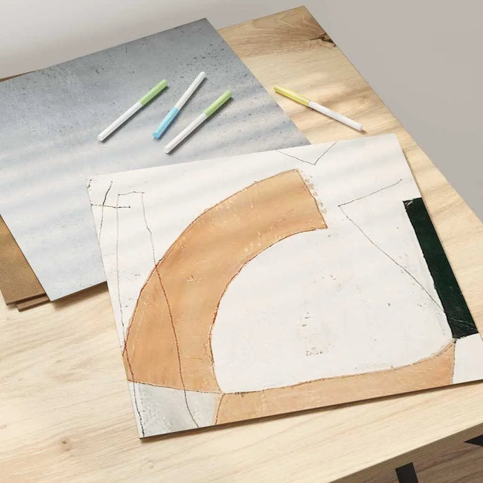 12-Piece Wooden Decorative Panel Set – Concrete Grey | 30×30cm VIDAXL - Little and Giant Explorers vidaXL