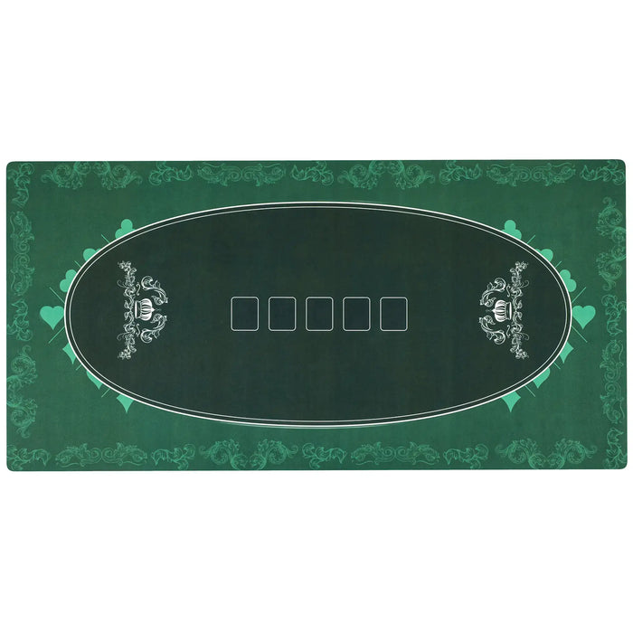 Professional Texas | Hold'em | Poker Rubber Mat for 12 Players - Little and Giant Explorers SPORTNOW