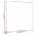 12 Stretched Canvases in White Fabric and Solid Wood Pine (20 x 20 x 1.5cm) - Little and Giant Explorers vidaXL