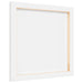 12 Stretched Canvases in White Fabric and Solid Wood Pine (30 x 30 x 1.5cm) - Little and Giant Explorers vidaXL