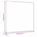 12 Stretched Canvases in White Fabric and Solid Wood Pine (30 x 30 x 1.5cm) - Little and Giant Explorers vidaXL