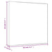 12 Stretched Canvases in White Fabric and Solid Wood Pine (40 x 40 x 1.5cm) - Little and Giant Explorers vidaXL