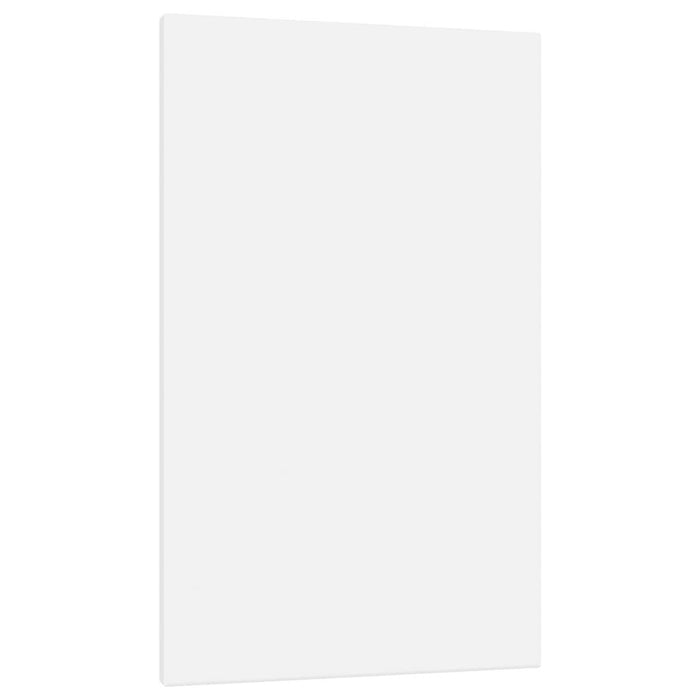 12 Stretched Canvases in White Fabric and Solid Wood Pine (50 x 30 x 1.5cm) - Little and Giant Explorers vidaXL