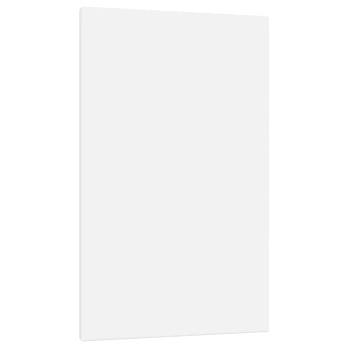 12 Stretched Canvases in White Fabric and Solid Wood Pine (50 x 30 x 1.5cm) - Little and Giant Explorers vidaXL