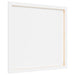 12 Stretched Canvases in White Fabric and Solid Wood Pine (50 x 50 x 1.5cm) - Little and Giant Explorers vidaXL