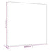 12 Stretched Canvases in White Fabric and Solid Wood Pine (60 x 60 x 1.5cm) - Little and Giant Explorers vidaXL