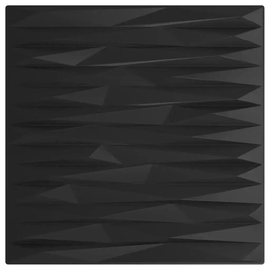 12 Wall Panels 'Stone' in Black (50 x 50cm) — Little and Giant Explorers
