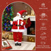 120cm Animated Life-Size Santa Claus | Lights, Music and Voice Activation HOMCOM - Little and Giant Explorers HOMCOM