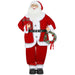 120cm Animated Santa Claus | Sound-Activated with Wreath and Gift HOMCOM - Little and Giant Explorers HOMCOM
