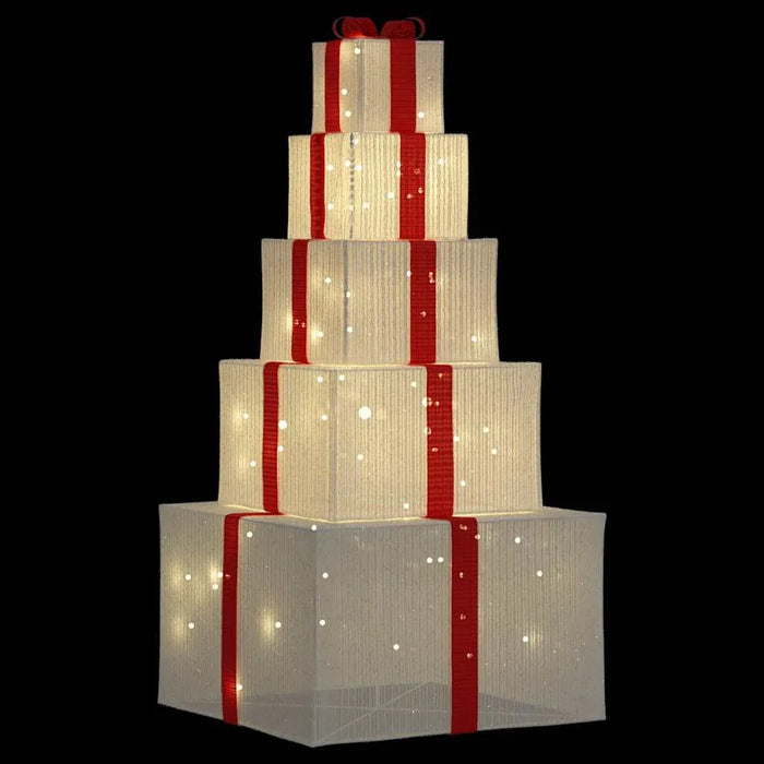 120cm LED Christmas Gift Box Decoration | 250 Warm White LEDs VIDAXL - Little and Giant Explorers vidaXL