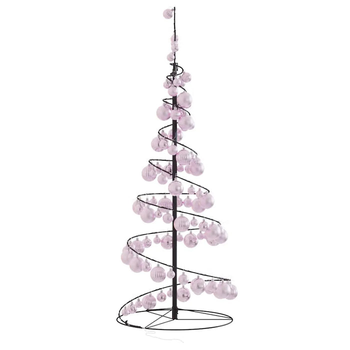120cm LED Christmas Tree with Baubles | 80 LEDs Warm White VIDAXL - Little and Giant Explorers vidaXL