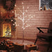 120cm LED White Birch Tree | 48 Warm White LEDs - 8 Lighting Modes VIDAXL - Little and Giant Explorers vidaXL