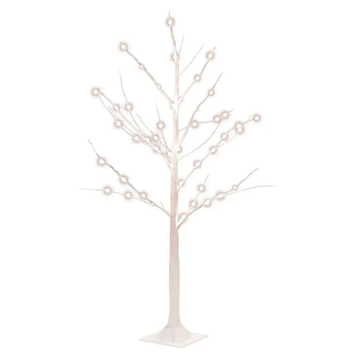 120cm LED White Birch Tree | 48 Warm White LEDs - 8 Lighting Modes VIDAXL - Little and Giant Explorers vidaXL