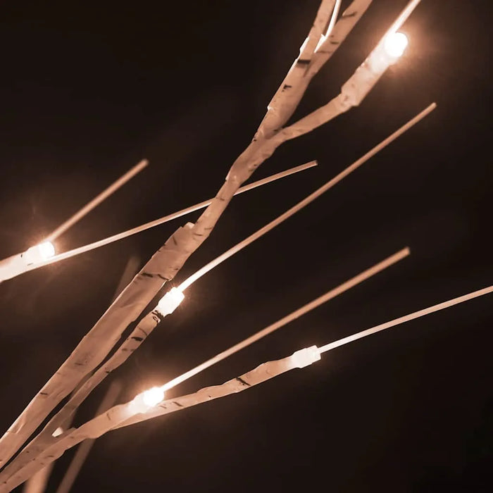 120cm LED White Birch Tree | 48 Warm White LEDs - 8 Lighting Modes VIDAXL - Little and Giant Explorers vidaXL