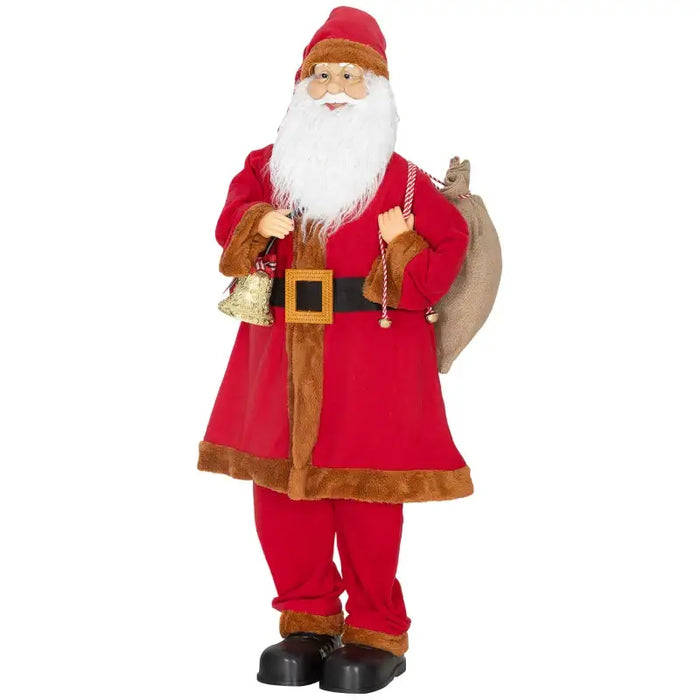 120cm Life-Size Animated Santa Claus | Sound Activated - Singing and Dancing HOMCOM - Little and Giant Explorers HOMCOM