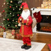 120cm Life-Size Animated Santa Claus | Sound Activated - Singing and Dancing HOMCOM - Little and Giant Explorers HOMCOM