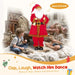 120cm Life-Size Animated Santa Claus | Sound Activated - Singing and Dancing HOMCOM - Little and Giant Explorers HOMCOM