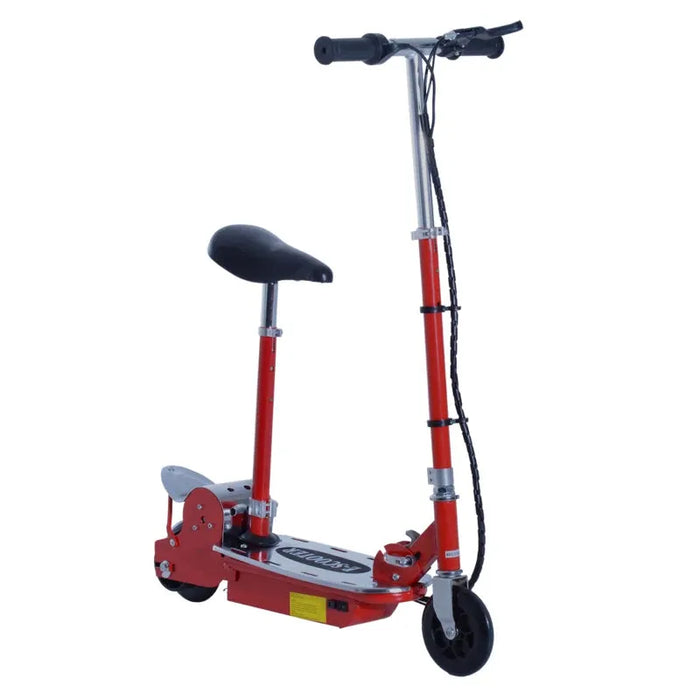 120W Foldable Kids Powered Scooter 24V in Red - Little and Giant Explorers HOMCOM