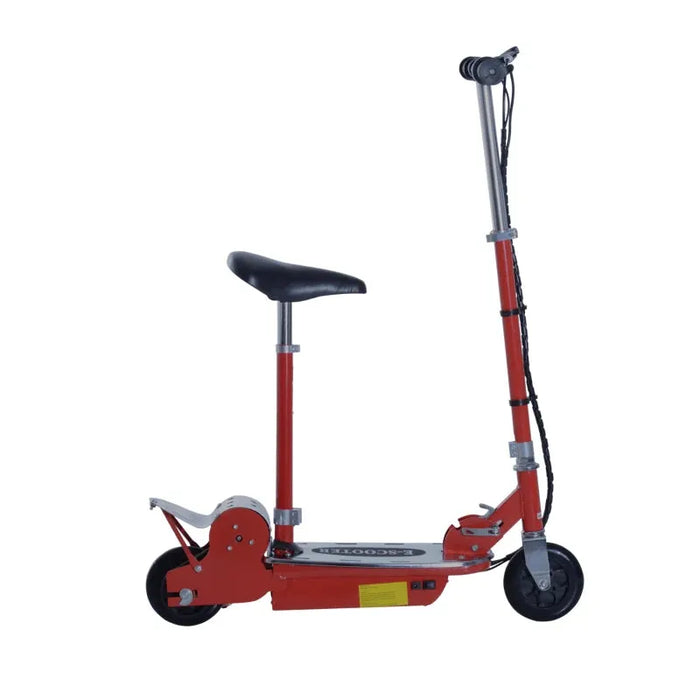 120W Foldable Kids Powered Scooter 24V in Red - Little and Giant Explorers HOMCOM