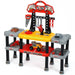 121 Piece Kids Pretend Play Tools Double-Tier Workbench - Little and Giant Explorers Costway