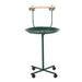 122cm Bird T-Stand Perch – Green | Stainless Steel Bird Stand - Tray and Wheels PAWHUT - Little and Giant Explorers PawHut