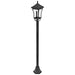 127cm Solar LED Lamp Post Light – Black Outdoor Garden Light | Static White Glow OUTSUNNY - Little and Giant Explorers Outsunny