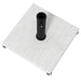 12kg Garden Parasol Base with Adjustable Foot Pad in White - Little and Giant Explorers Outsunny