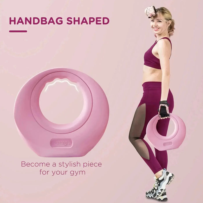 12KG Soft Kettle Bell with Wide Handle in Pink - Little and Giant Explorers SPORTNOW