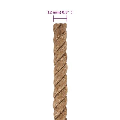 12mm Jute Rope - 50m - Little and Giant Explorers vidaXL