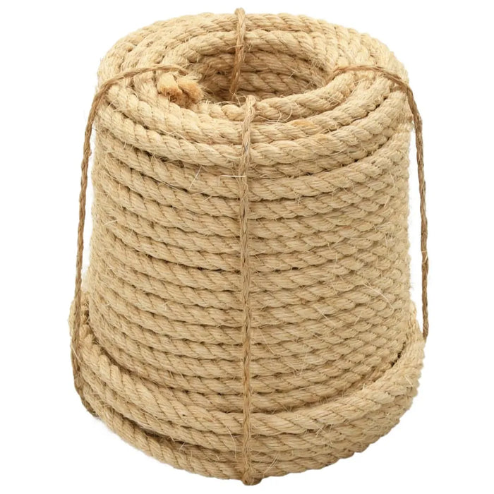 12mm Natural Sisal Rope – 100m | 100% Sisal Fibre - Heavy-Duty Rope for Garden and DIY VIDAXL - Little and Giant Explorers vidaXL