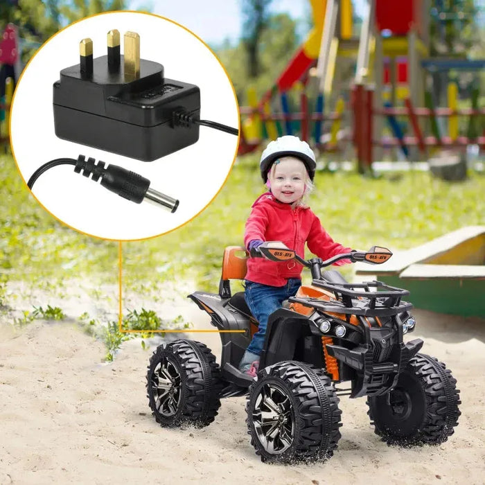 12V - 1A Battery Charger for Kids Ride on Vehicles - Little and Giant Explorers AIYAPLAY