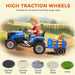 12V Kids 2-in-1 Ride-On Tractor with Detachable Trailer – Blue | Dual Control AIYAPLAY - Little and Giant Explorers AIYAPLAY