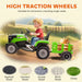 12V Kids 2-in-1 Ride-On Tractor with Detachable Trailer – Green | Dual Control AIYAPLAY - Little and Giant Explorers AIYAPLAY