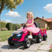 12V Kids 2-in-1 Ride-On Tractor with Detachable Trailer – Pink | Dual Control AIYAPLAY - Little and Giant Explorers AIYAPLAY