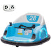 12V Kids Bumper Car Light Blue | 360° Rotation with Dual Control - Little and Giant Explorers AIYAPLAY