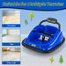 12V Kids Electric Bumper Car – Blue | 360° Spin, LED Lights and Dual Control COSTWAY - Little and Giant Explorers Costway