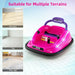 12V Kids Electric Bumper Car – Pink | 360° Spin, LED Lights and Dual Control COSTWAY - Little and Giant Explorers Costway