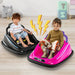 12V Kids Electric Bumper Car – Pink | 360° Spin, LED Lights and Dual Control COSTWAY - Little and Giant Explorers Costway