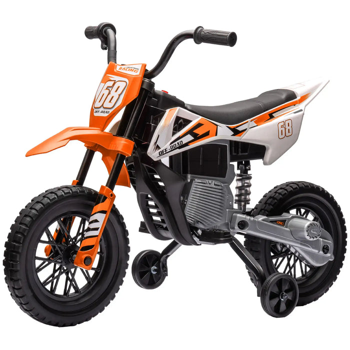12V Kids Electric Motorbike – Orange | Dual Motors - Adjustable Speed 2.4–5km/h AIYAPLAY - Little and Giant Explorers AIYAPLAY