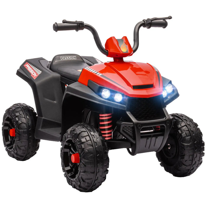 Kids Electric Quad Bike with Spring Suspension System in Red 12V - Little and Giant Explorers AIYAPLAY